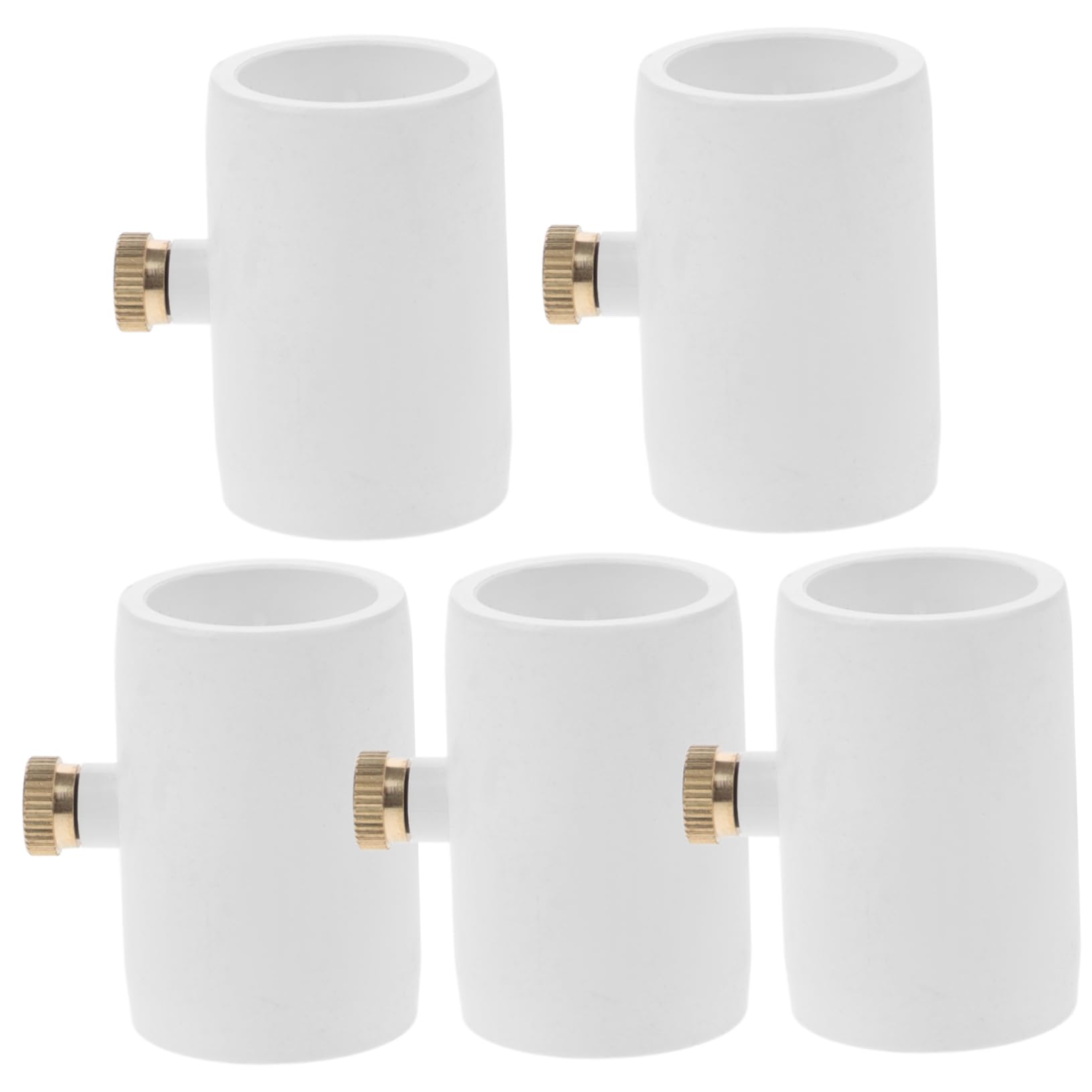 ifundom 10pezzi Connettore PVC Ugello Nebulizzatore per Raffreddamento e Irrigazione Facile Installazione e Resistente