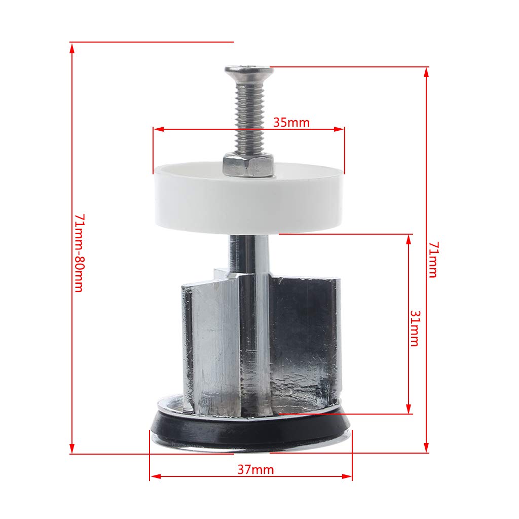 Tappo Per Vasca Pop-Up Con Filtro Anticapelli – COAMANUG, Universale Per Scarichi Da 3,5 A 3,8 Cm, In Acciaio Inox - 2