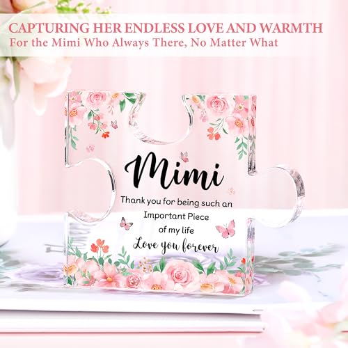 Image of Mimi Gifts for Grandma Best Mimi Ever Gifts for Mimis Birthday Gift Ideas for Women from Grandchildren Grandson Happy Birthday Mimis Stuff Gift Set for Mothers Day, Christmas with 16oz Glass Cup