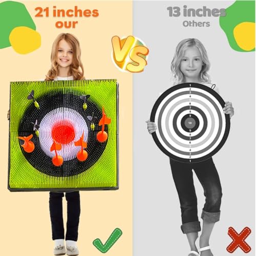 4 in 1 Deluxe Axe -Wurfspiel -Set für Erwachsene mit zusammenklappbarem Stand, Backyard & Indoor Outdoor Sports -Aktivitäts -Set umfasst Achsen, Darts, Schleifen und Wurfsterne mit Target Board – Bild 6