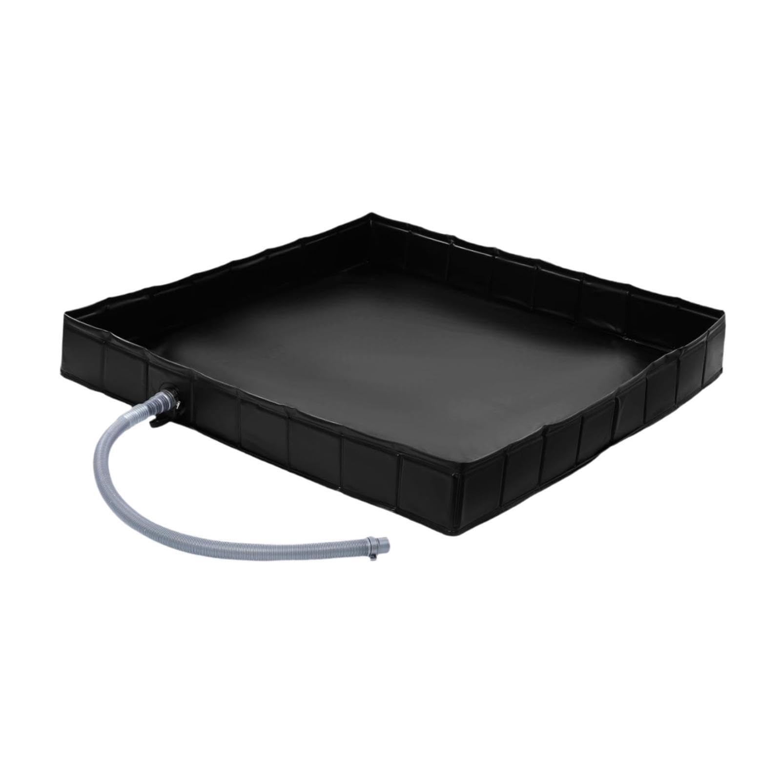 TWISAXC Camping Shower Tray With Drain Tent Floor Designed For Waterproof Experience While Camping Portable Tent Shower Base Is Made PVC Tray With Drain Floor Base