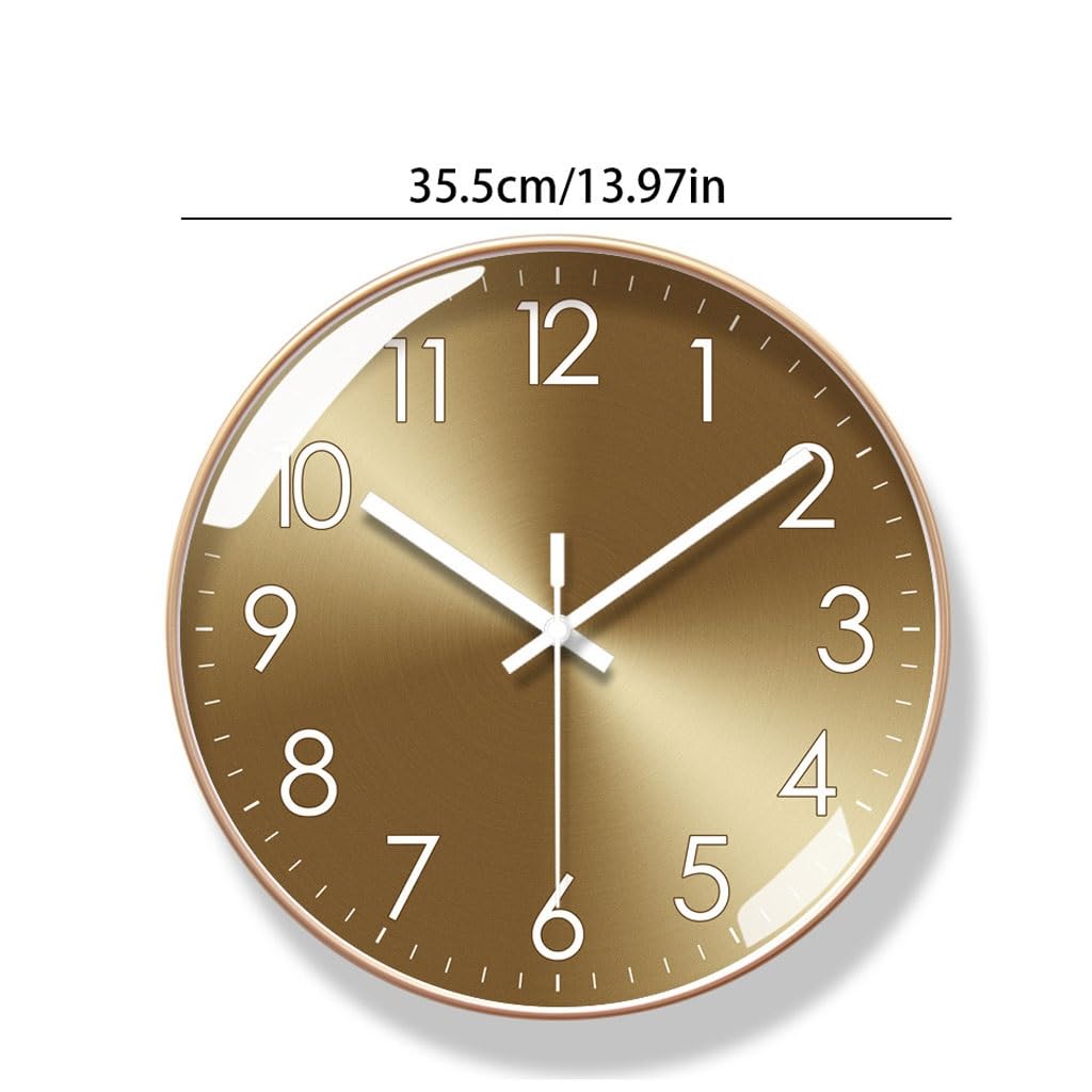 Orologio da parete Semplice orologio da parete nordico for la casa, orologio da soggiorno, orologio da parete, orologio al quarzo silenzioso Reloj De Pared(A)