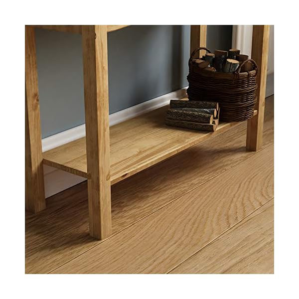 Amazon Brand - Movian Vida Designs Corona Console Table, 2 Drawer With Shelf, Solid Pine Wood, 34 x 90 x 72 cm - Image 7