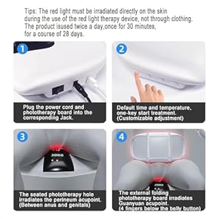 Dispositivo Di Terapia Riabilitazione Della Prostata, Strumenti Fisioterapia Con Prostata Intelligente, Regolazione Della Temperatura Di 25 ° C-55 ° C E 3 Modalità Marcia Regolabile, Per Maschio