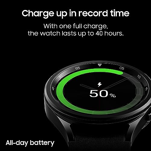 Image of (Refurbished) Samsung Galaxy Watch6 Classic LTE (47mm, Silver, Compatible with Android only)