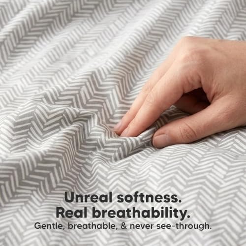 Image of KeaBabies Nursing Cover, Multi Use Breastfeeding Cover (Herringbone) | Fits All Car Seat Cover Canopy, Baby Girl, Boy, Stretchable Breast Feeding Covers for Women, Breathable, Lightweight, Soft