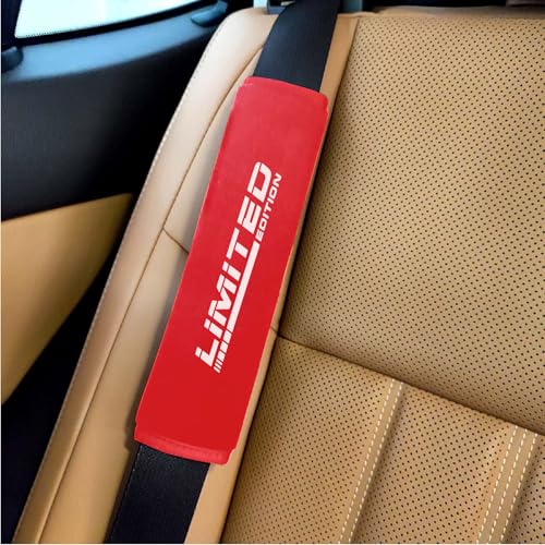 Image of Car Seat Belt Shoulder Pad Pack of 2 Safty Car Belt Cover for Safe Driving Comfortable to Drivers Travellers Fit for All Car