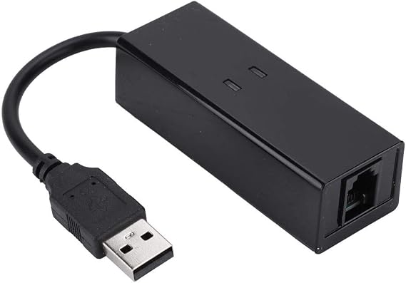 56K Dial Up USB Fax Modem V.92 USB External Modem Compatible with