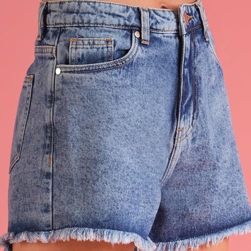 Image of Globus Women Shorts (3642040001 Med Blue S)