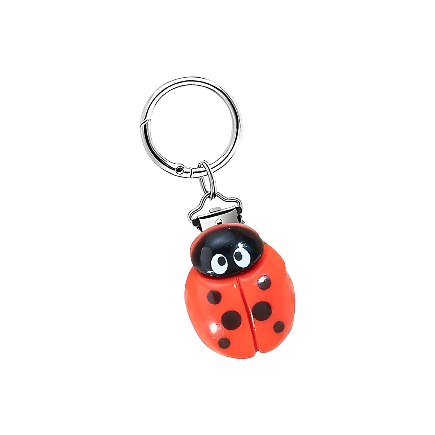 NVOQILIN Zincs Alloy Clip with Artistic Bees/Ladybirds Shape Hats and Eyewear Holder Clamp for Backpack Luggage Handbag Stylish Outdoor Caps Accessory