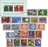 Suiza Prophila Collection Suiza 668-691 (completo) Añadido 1959 completamente sellado 1959 NABAG, flores, minerales, etc. (sellos para coleccionistas)