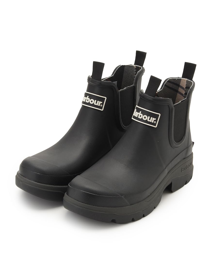 【emmi・Barbour】サイドゴアレインブーツ Amazon | [エミ] Barbourサイドゴアレインブーツ 13WGS259501BLK3