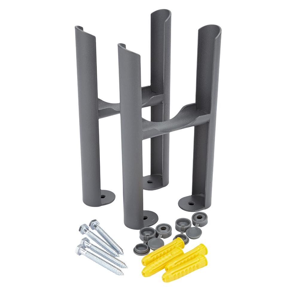 Milano Anthracite Windsor 3 Column Radiator Floor Mounting Feet Kit