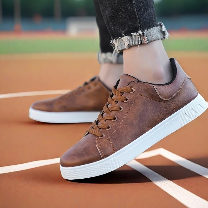 Men's Fashion Sneakers - Casual Sports Style, Solid Color, All-Season, Cloth Insole, Round Toe, Durable & Non-Slip for Daily Wear, Daily Wear Shoes | Versatile Sneakers |4