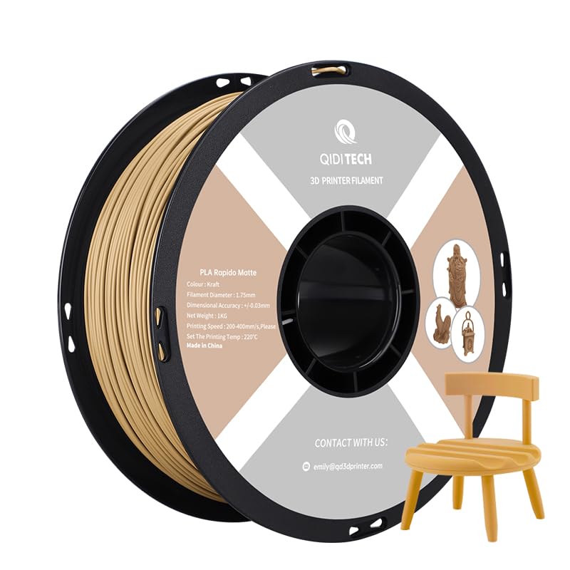 Amazon.co.jp: QIDI TECH マットPLA Rapidoフィラメント1.75mm、PLA