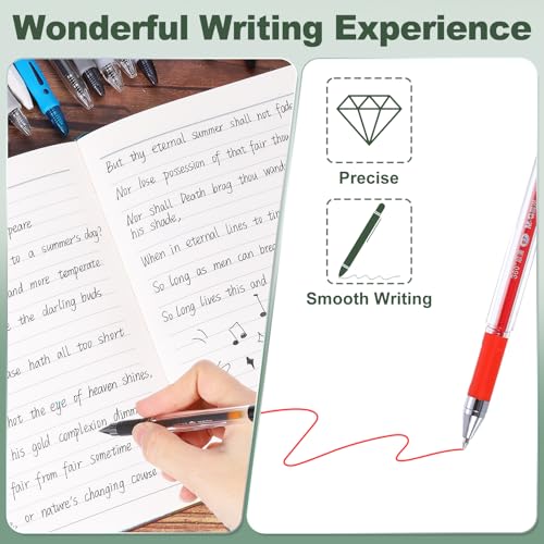 M&G Gel Pen Punta Media 0.7mm Pack 12 Tinta Roja miniatura 3