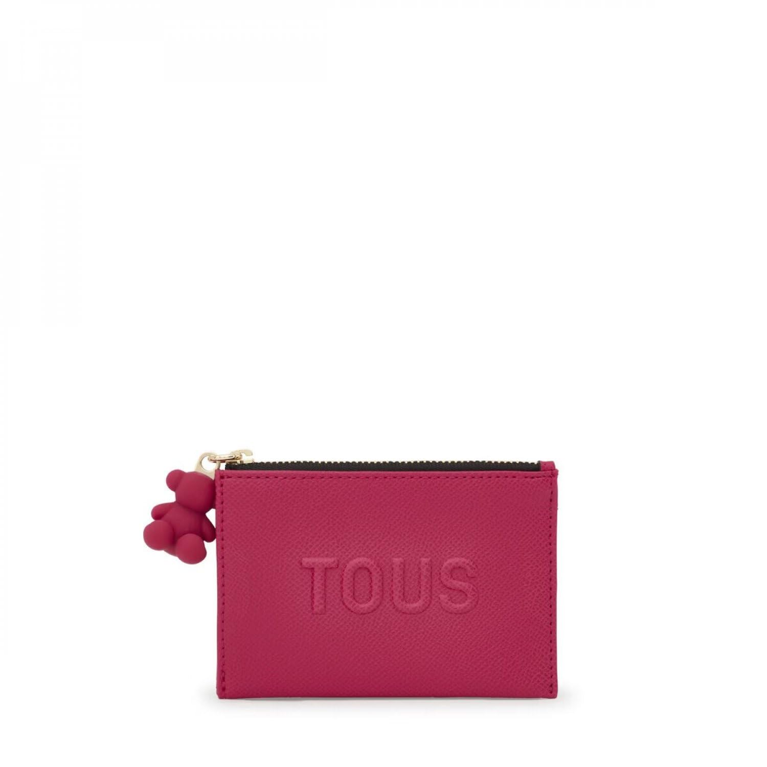 TOUS Purse-TARJ T LA Rue New Fuchsia, Fuchsia, One Size, Modern