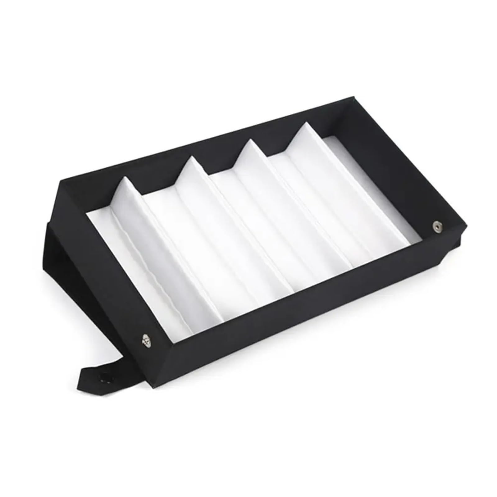Organizador Para Gafas De Sol Estuche for gafas con rejilla de 5/8 ranuras, estante de exhibición for gafas de sol, organizador rectangular, caja de almacenamiento for gafas de sol, 3 uds.(8 Slot)