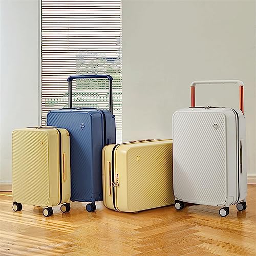 Large Capacity Suitcase, Carry-on Suitcase, Retractable Wide Handle, Suitcase for Men and Women Business, Travel Suitcase, Suitable for Outdoor Use,Blue-24inch4