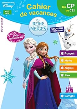 Paperback Cahier de vacances la Reine des Neiges du CP au CE1 [French] Book