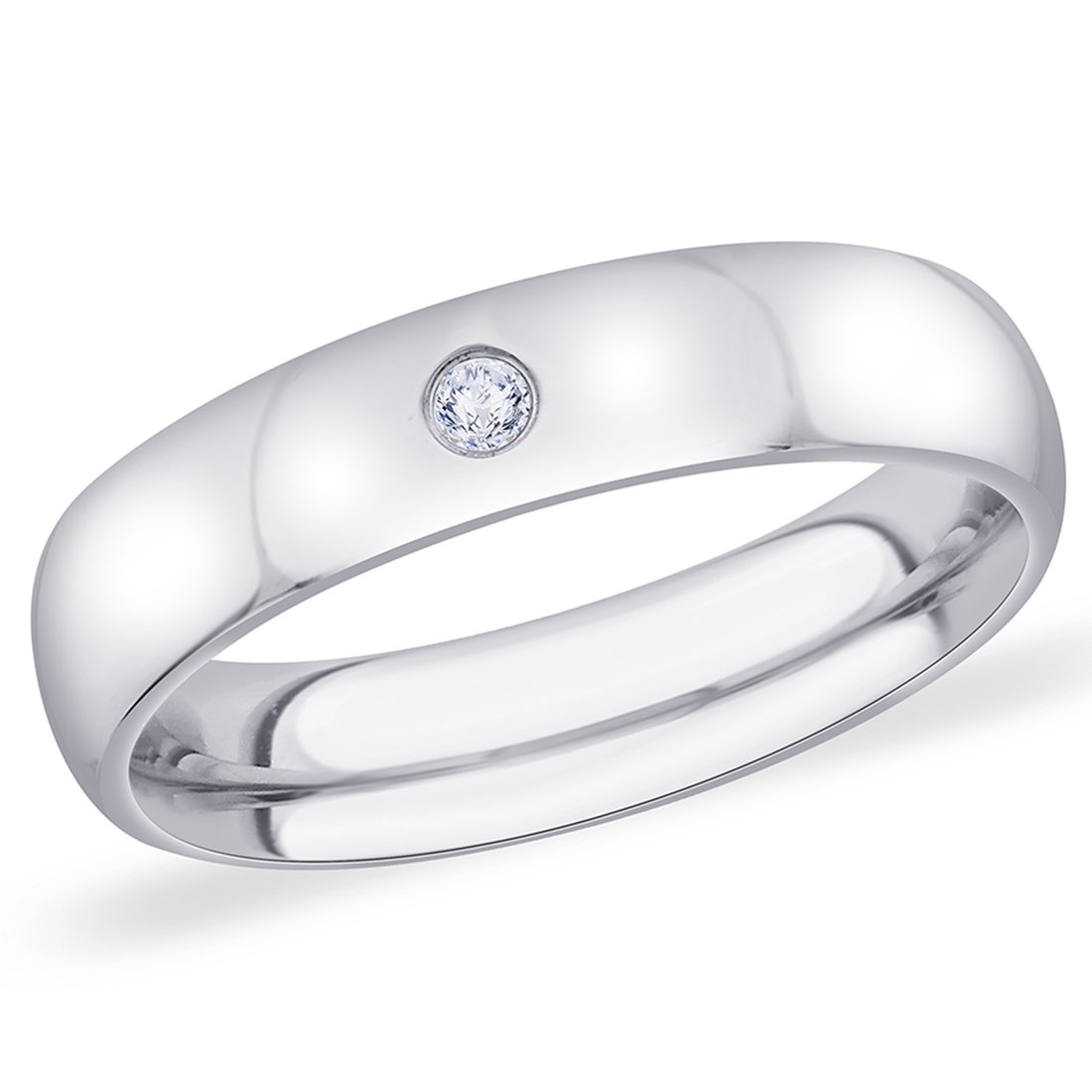 Peora 316L Stainless Steel Silver Plated CZ Band Ring For Men|Rakhi Rakshabandhan Gift for Sister Bhabhi, Gifts for Women (B07BH1W497) Amazon Price History, Amazon Price Tracker