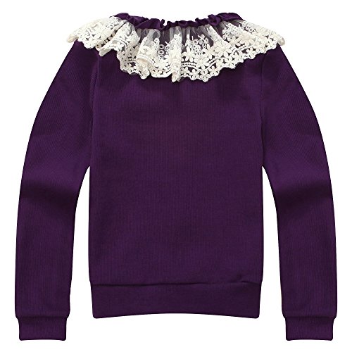 Richie House Girls' Sweet Cardigan with Lace2