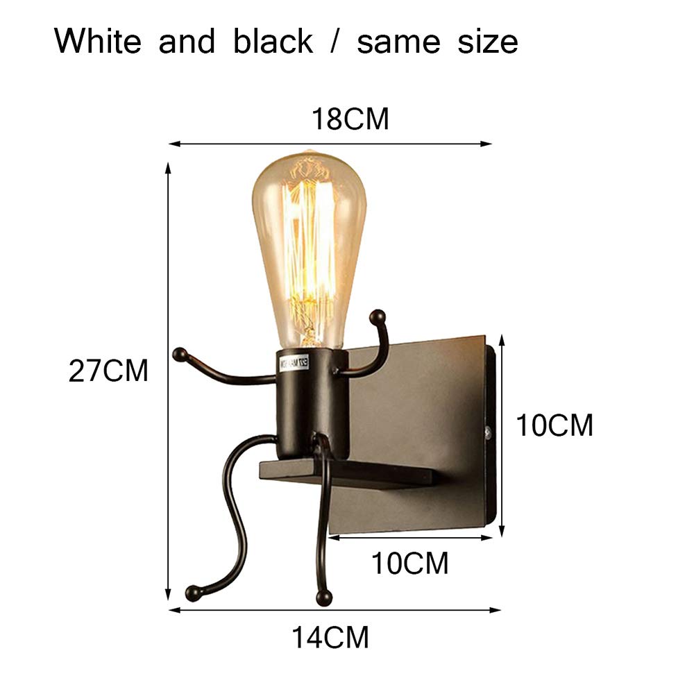 Lampada Da Parete Vintage KAWELL | Stile Industriale Retro | E27 Per Bar, Camera, Ristorante - Foto 2