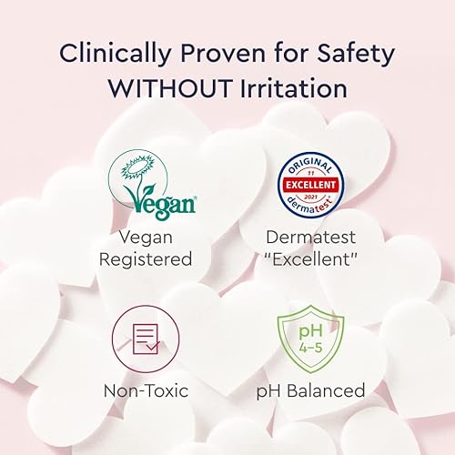 Miniatura 6 de SAIB Paquetes de lavado femenino espumosos para llevar, la pestaña de limpieza sólida en forma de corazón se convierte en un lavado de espuma íntima