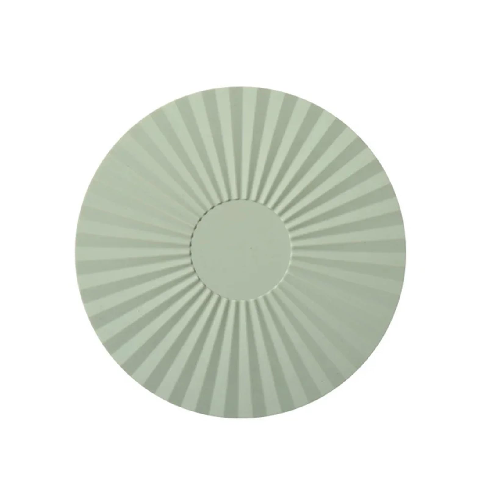 Salvamanteles de silicona, Salvamanteles de silicona, tapete térmico redondo, posavasos antideslizante, mantel individual, Multicolor, 10-17cm(Light Green,17cm)