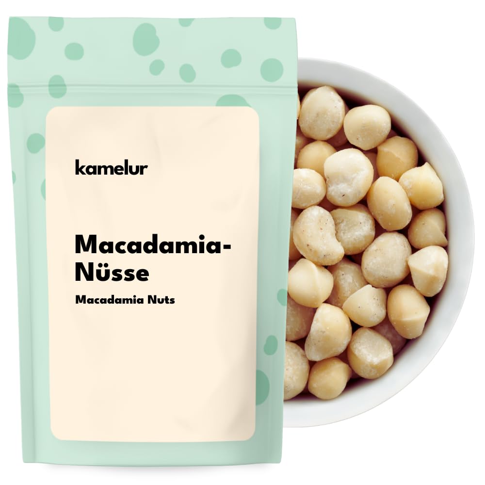 Macadamianüsse 1kg natur ganze Nüsse ohne Schale Klasse 1L roh ungesalzen
