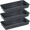 3PCS Large Plastic Drawer Organizer, 12 X 6 Desk Drawer Organizer and Storage Trays, Large-size Storage Bins, Organization and Storage Container for Makeup Vanity, Kitchen Utensil, Office, Bathroom