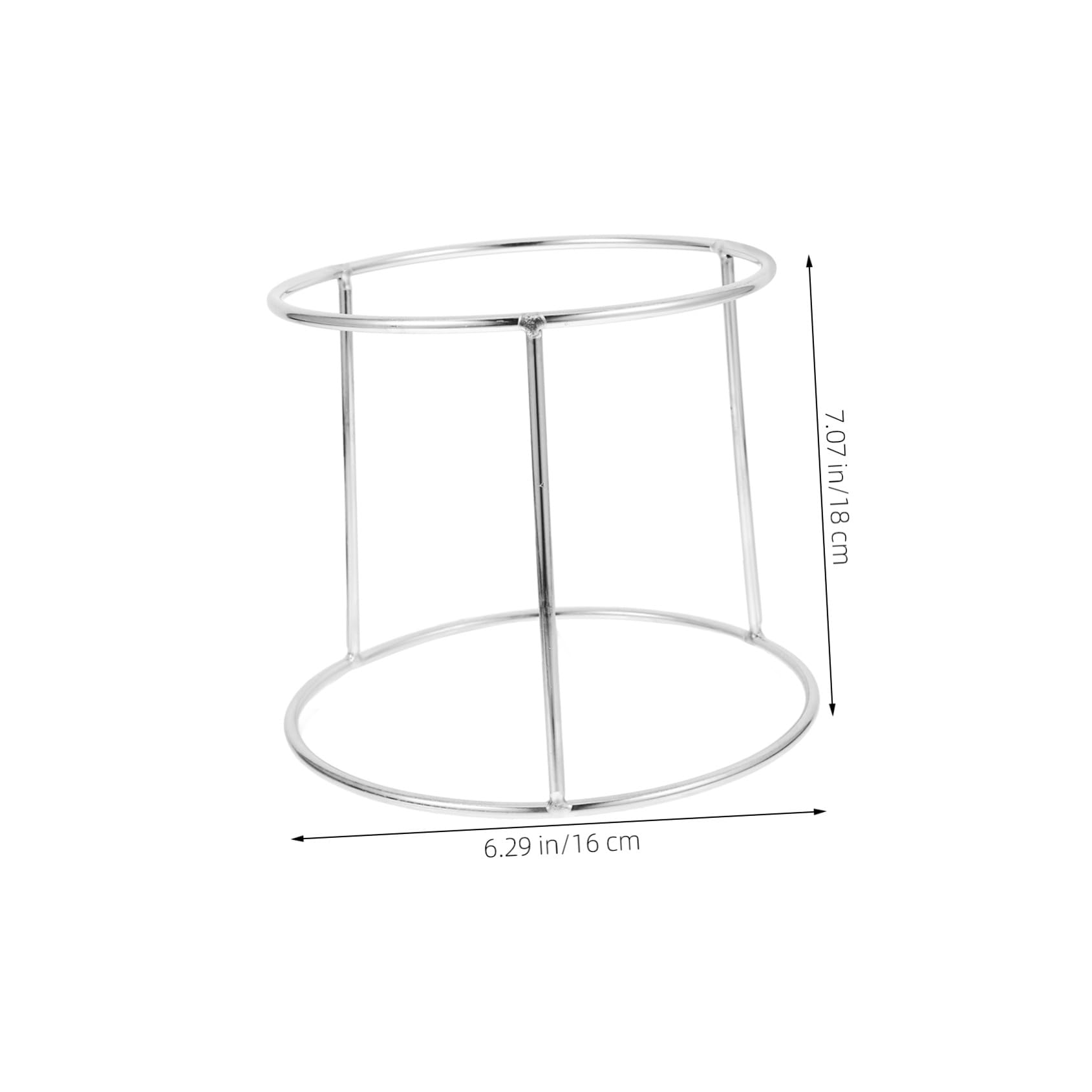 Cabilock 2 Pezzi Supporto per Piatti Frutti di Mare in Acciaio Inossidabile Multifunzionale Antiruggine per Cucina e Ristorante Design Doppio per Decorazione e Conservazione Dimensioni