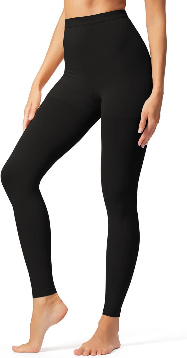 bropite Medical Compression Pantyhose for Women Men,20-30 mmhg Waist High Compression Stockings for Varicose Veins, Edema