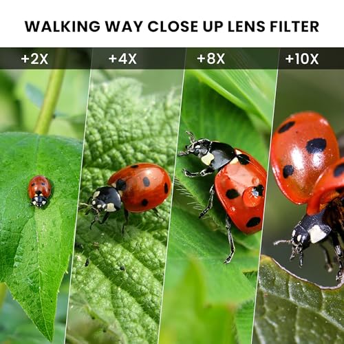 Walking Way Filtro Macro +4 – Lente Close-Up 49mm para Fotografía de Joyería, Detalles y Productos Pequeños - imagen 4