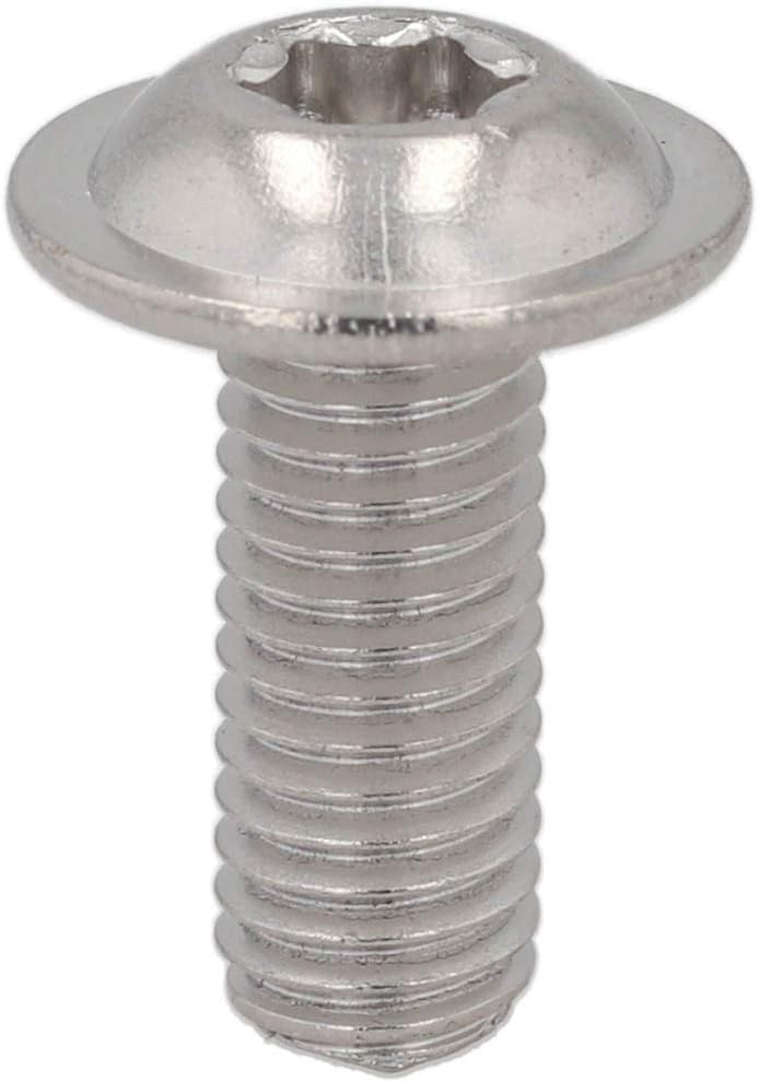(100pcs) BelMetric M8X20 Torx Button Flange ISO 7380-2 Metric Machine Screw with TX-40 Drive Stainlesss Steel SBF8X20SS
