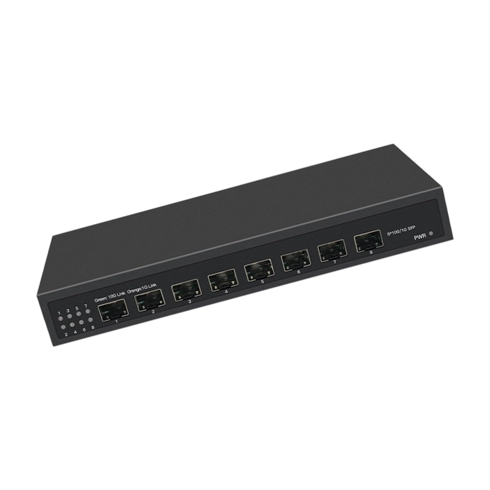 Commutazione di rete in fibra Ethernet non gestita a 8 porte 10Gbps