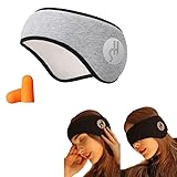 TraEn230 イヤーマフ 睡眠用 耳栓 睡眠用 聴覚過敏 騒音遮断 安眠 快眠グッズ 睡眠改善 ないとみん (グレー)