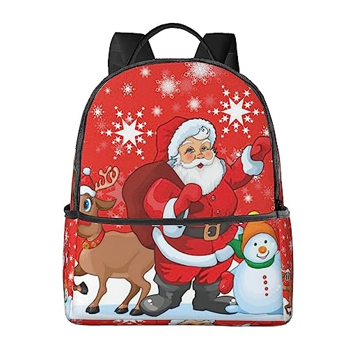 Sac à dos Père Noël BAFAFA noir en taille unique pour ordinateur et voyage