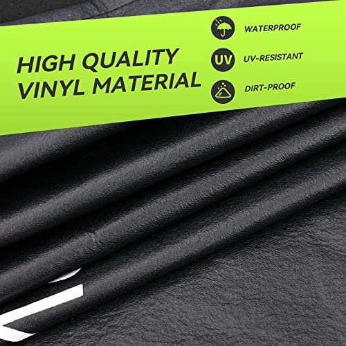 Image of RVMATE RV Tire Covers, Dual Axle Wheel Cover (2 Pack) Fits 27 inch-30 inch Diameter Tires, Waterproof Anti-UV Black Dual Tire Covers RV Accessories for Truck /Trailer