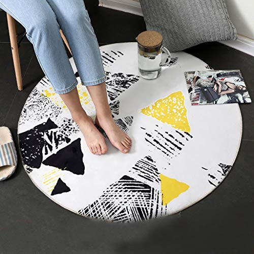 MU Tapis de lit antidérapant et antistatique lavable pour chambre salon