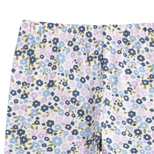 Image of Disney Minnie Mouse Girls Legging Pants and Short Sleeve T-Shirt 2 Piece Set for Little Kids