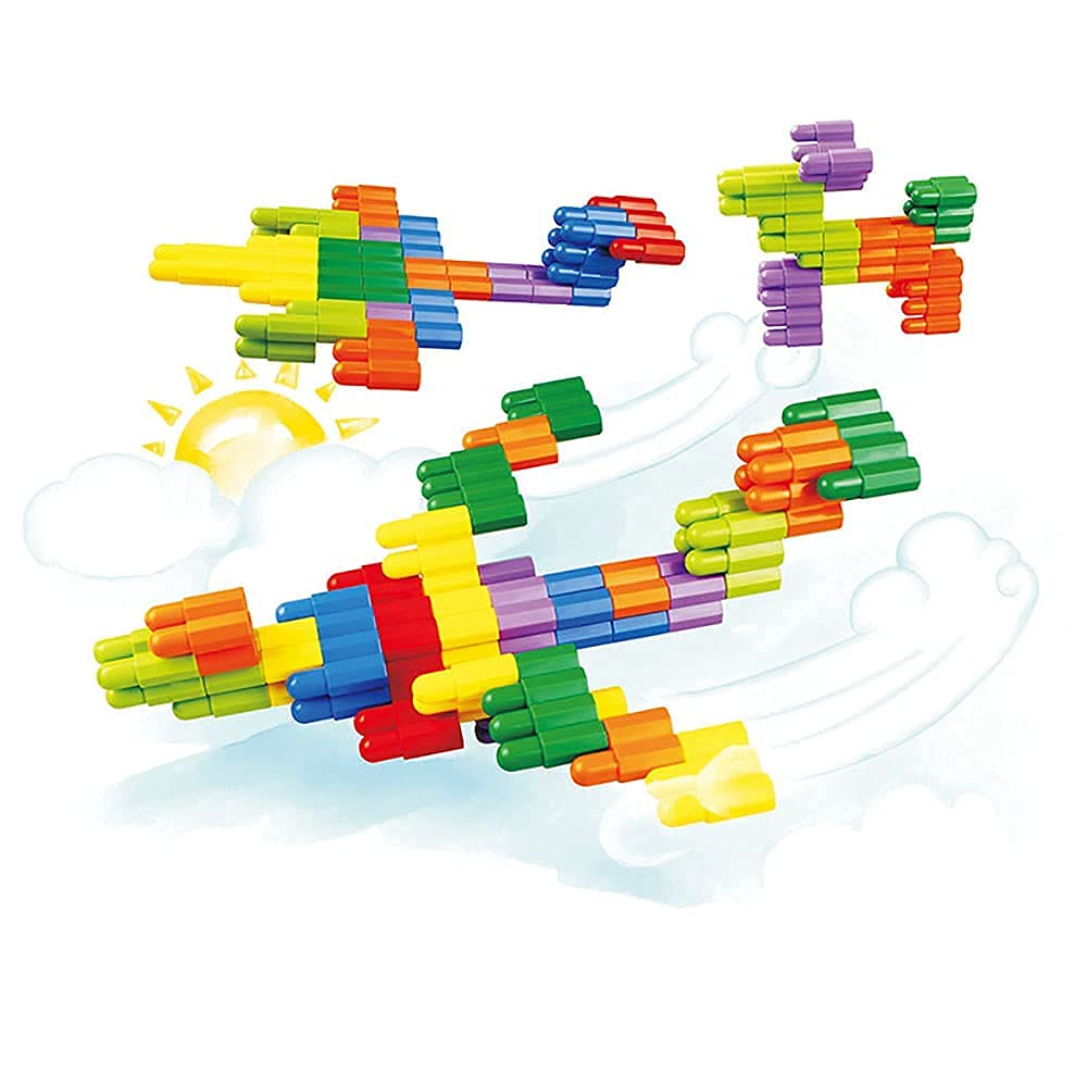 Storio DIY Puzzle Building Blocks Game Toys for Kids Educational Blocks Learning Puzzle Learning Toy for Kids (Bullet Blocks), Multicolor - Image 7 thumbnail