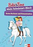  Bibi & Tina Mein großer Schulstart-Block mit Bibi und Tina: Erstes Rechnen, Konzentration, ab 5 Jahren (Lernen mit Bibi und Tina)