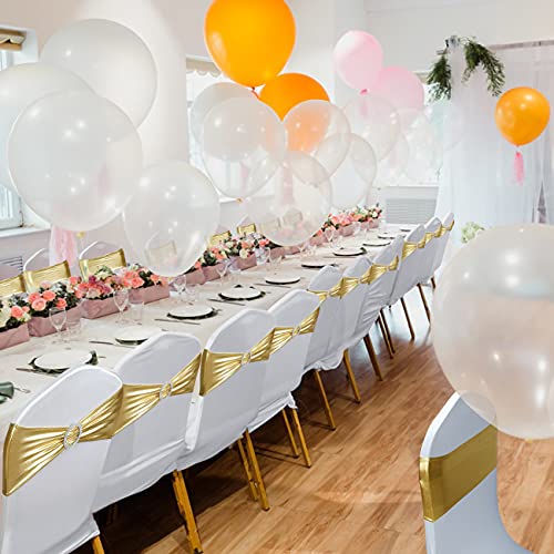 image for Babenest Spandex Chair Sashes Bows 30PCS Premium Stretch Chair Cover B