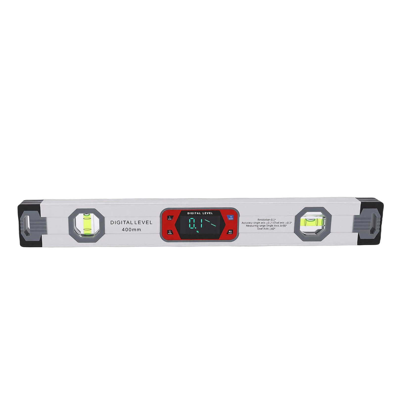 Display LCD a doppio asse a livello digitale, goniometro a livello elettronico con base magnetica con cicalino per la lavorazione del legno, lega di alluminio