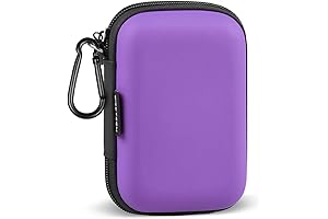 Compact Purple Hard Shell Case - Protect and Store Your Valuables