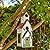 Glitzhome 20" H Oversized Wood Hanging Birdhouse for Outdoors Distressed Cottage Painted Bird House 3-Story Villa Rustic Bird House for Bluebird Wren Chickadee Sparrow Bird