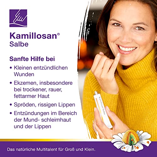 Kamillosan Salbe: Wund und Heilsalbe bei Entzündungen der Haut und Schleimhaut, gegen Juckreiz, Hämorrhoiden, Ekzem, 40 g