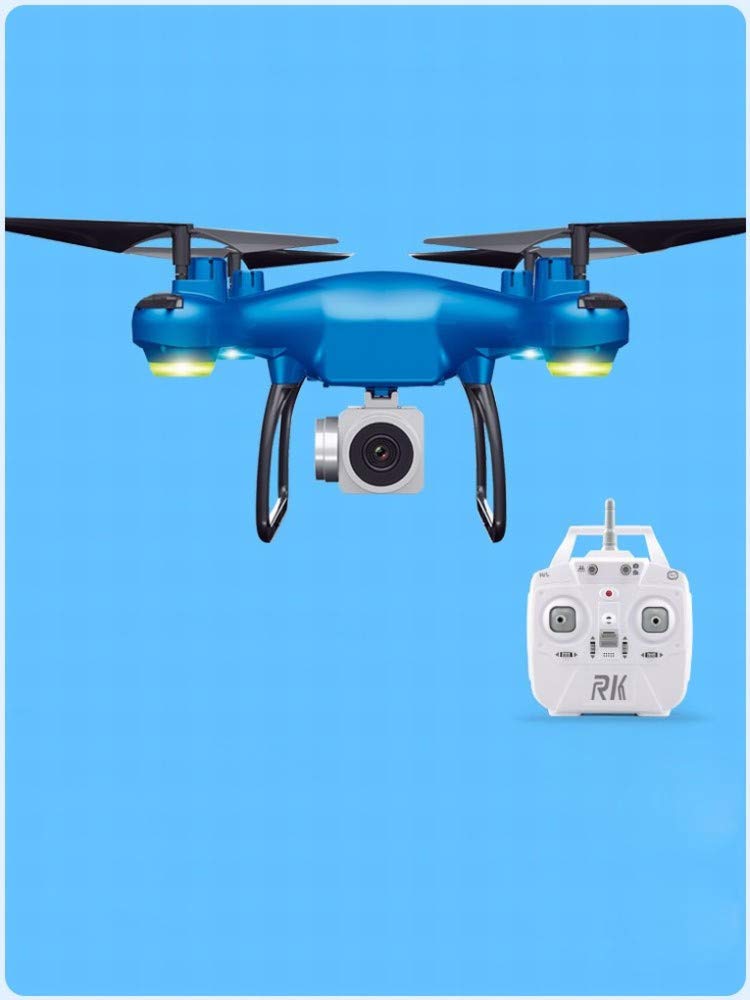 Drone télécommandé HD Ruike ultra-résistant avec hélicoptère jouet bleu