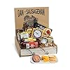 Dan the Sausageman’s Savory Gourmet Gift Basket -Smoked Beef Summer Sausage, Specialty Mustard, Onion & Pepper Relish…